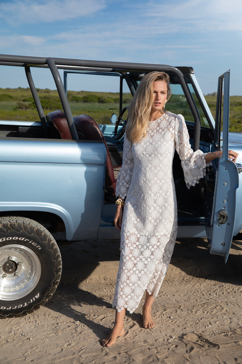 Asha by Ashley McCormick Daisy Crochet Dress XL
