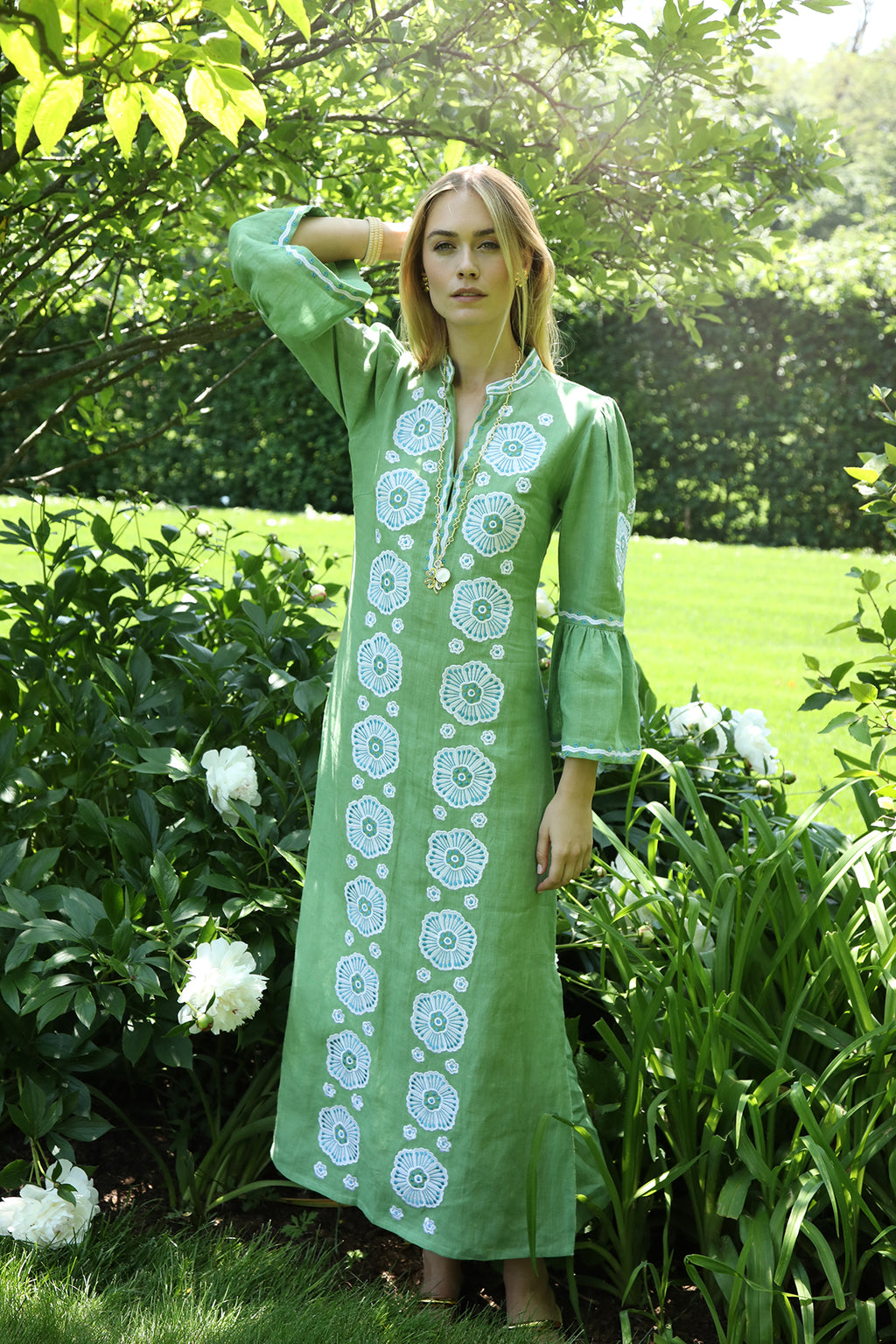 ASHA by Ashley McCormick Emerald Cosima Kaftan Asha By ADM ASHA by Ashley McCormick Emerald Cosima Kaftan Asha By ADM