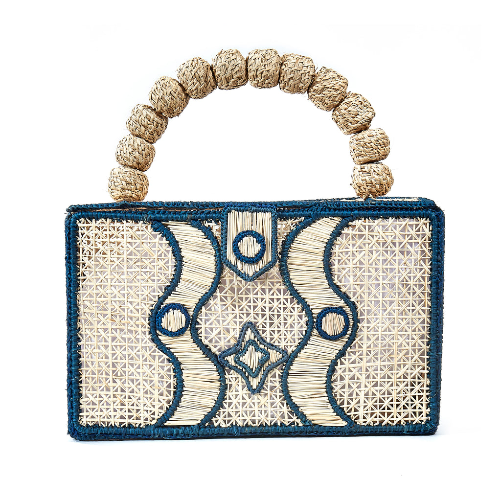 ASHA by Ashley McCormick Rattan Bloom Cage Clutch – Asha By ADM