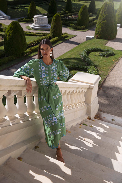 ASHA by Ashley McCormick Emerald Lucia Dress – Asha By ADM