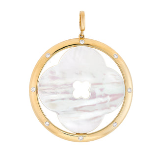 Diamond Lily Pendant