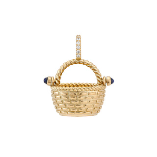 Diamond Nantucket Basket Charm