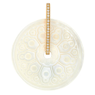 Diamond Orbit Spinner Pendant