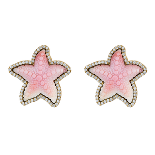 Diamond Starfish Studs