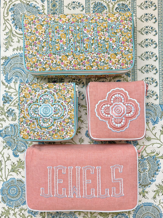 Yellow Liberty Willow Jewelry Pouch