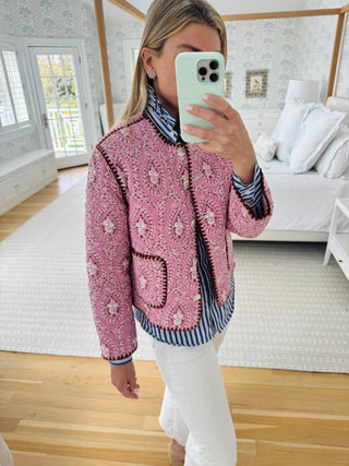 Raspberry Sophie Jacket