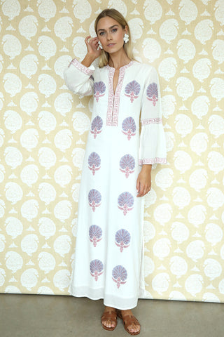 Amethyst Medallion Kaftan