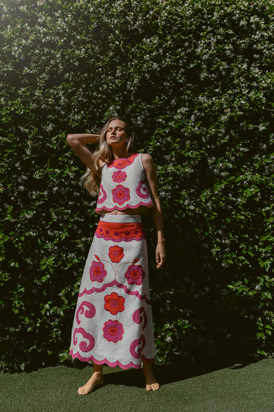 ASHA by Ashley McCormick Berry Tallulah Skirt – Asha By ADM