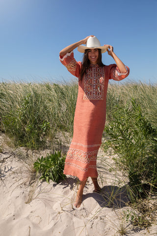 Terracotta Blythe Dress