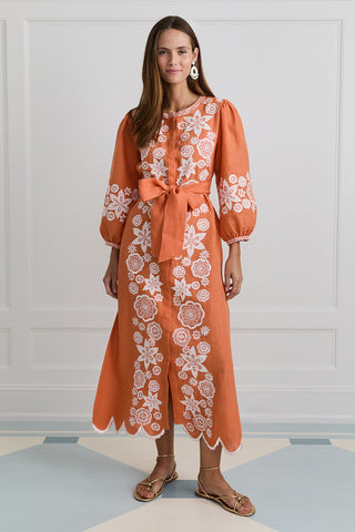 Burnt Sienna Paloma Dress