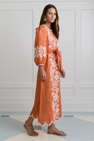 Burnt Sienna Paloma Dress