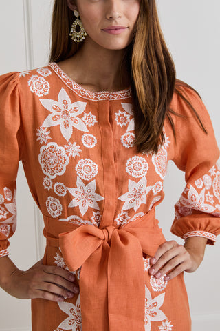 Burnt Sienna Paloma Dress