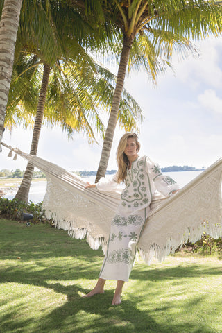 Cactus Zinnia Kaftan