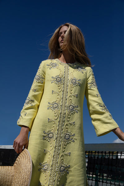 ASHA by Ashley McCormick Canary Vreeland Kaftan – Asha By ADM