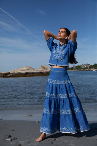 Cerulean Bohemia Skirt