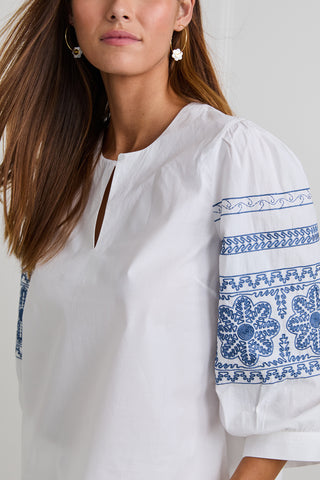 Chambray Riley Blouse