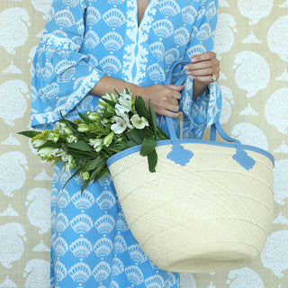Corfu Basket - French Blue