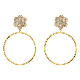 Delphine Pave Hoop