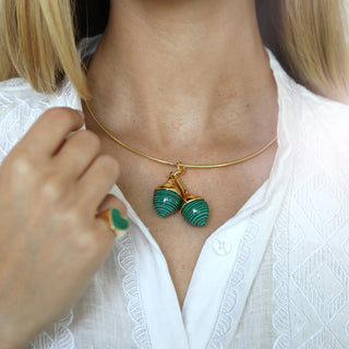 Double Acorn Necklace - MAL