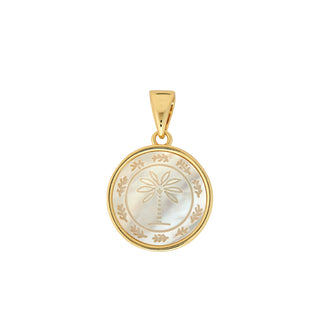 Palm Beach Etched Charm 16mm