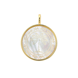 Palm Beach Etched Charm 22mm
