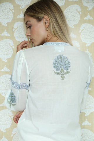 Eucalyptus Medallion Blouse