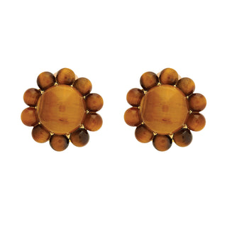 Genevieve Stud - Tiger's Eye