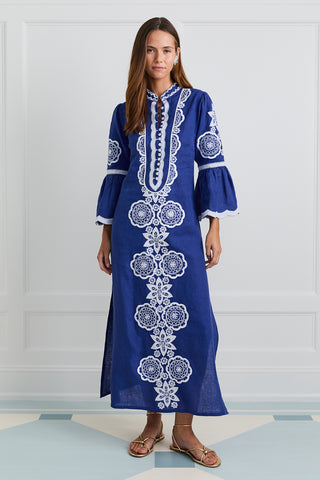 Indigo Celine Kaftan
