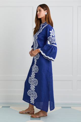 Indigo Celine Kaftan