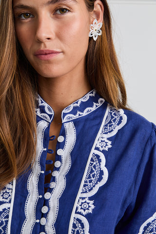 Indigo Celine Kaftan