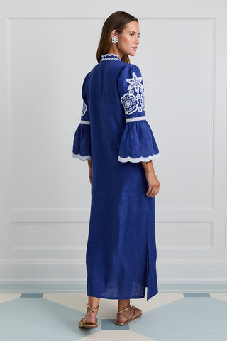 Indigo Celine Kaftan