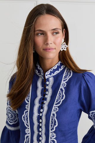 Indigo Celine Mini Dress