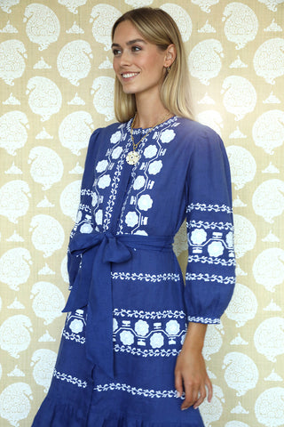 Indigo Charlotte Dress