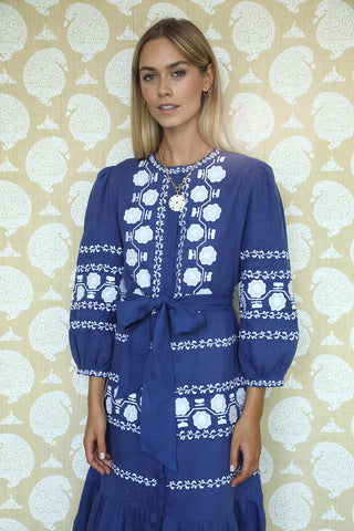 Indigo Charlotte Dress