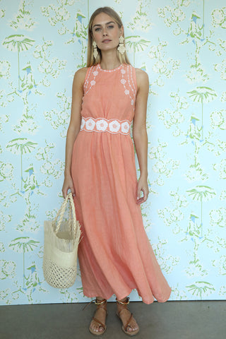Coral Iona Dress