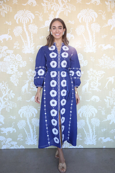 ASHA by Ashley McCormick Indigo Isabel Kaftan – Asha By ADM