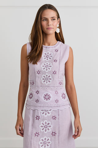 Lilac Olivia Top
