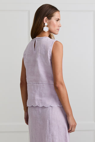 Lilac Olivia Top