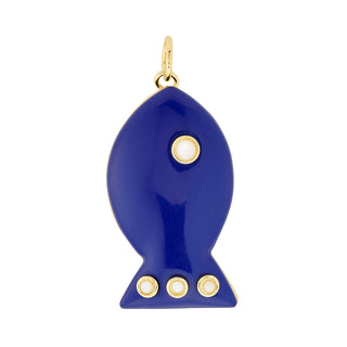 Madaket Fish Pendant - Lapis
