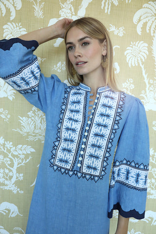 Mediterranean Blue Sabine Kaftan