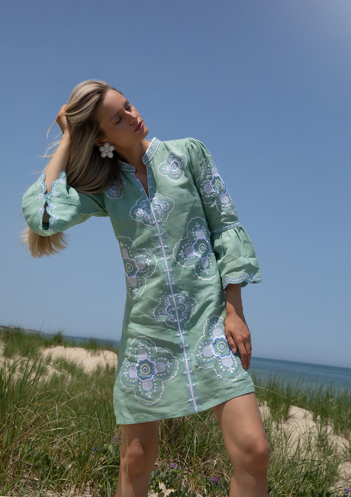 mint mini dress Cupshe Condition Green - Green and a mini length for a light Mini Dress Mint Green Boho