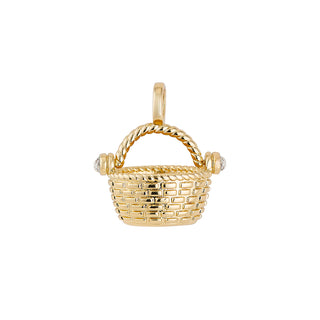 Nantucket Basket Charm SM - WT