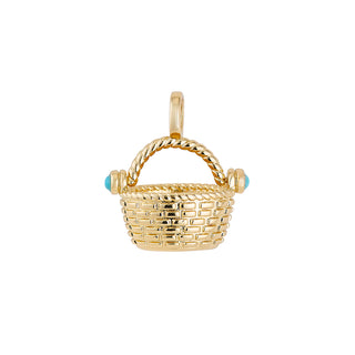 Nantucket Basket Charm SM - TQ