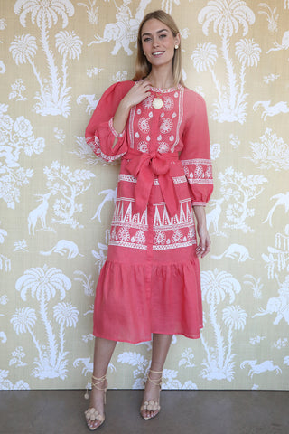 Nantucket Red India Dress