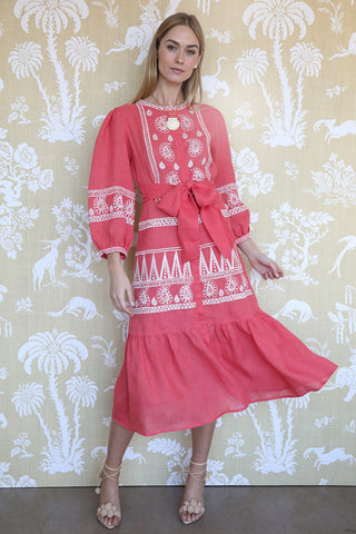 Nantucket Red India Dress