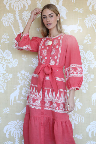 Nantucket Red India Dress