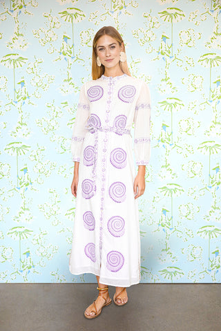Lilac Nautilus Shirtdress