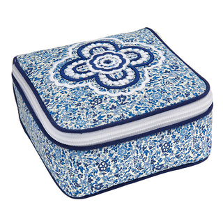 Navy Liberty Willow Jewelry Pouch