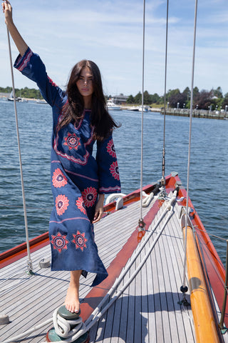 Navy Olivia Kaftan
