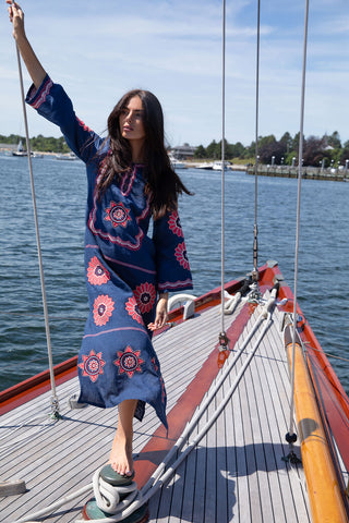 Navy Olivia Kaftan